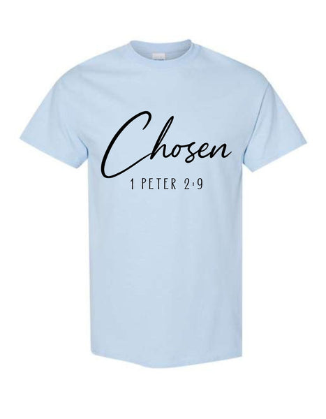 Chosen Gildan Light Blue Short Sleeve Shirt