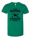 Deer Hunting Bella Canvas Kelly Short Sleeve Shirt