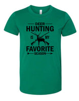 Deer Hunting Bella Canvas Kelly Short Sleeve Shirt