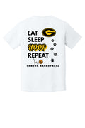 Geneva Eat Sleep Hoop Comfort Color Shirt