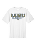 Blue Devils Devil Head Design Performance T-Shirt #TT11