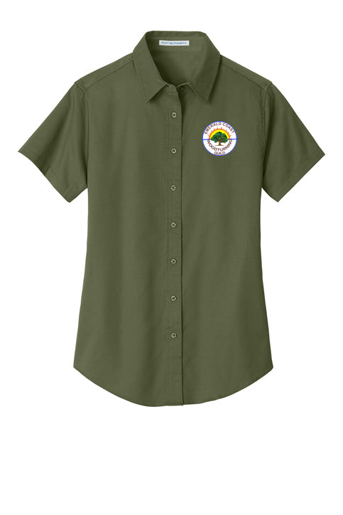 ECWG Embroidered Women's Port Authority® Short Sleeve Easy Care Shirt (L508)