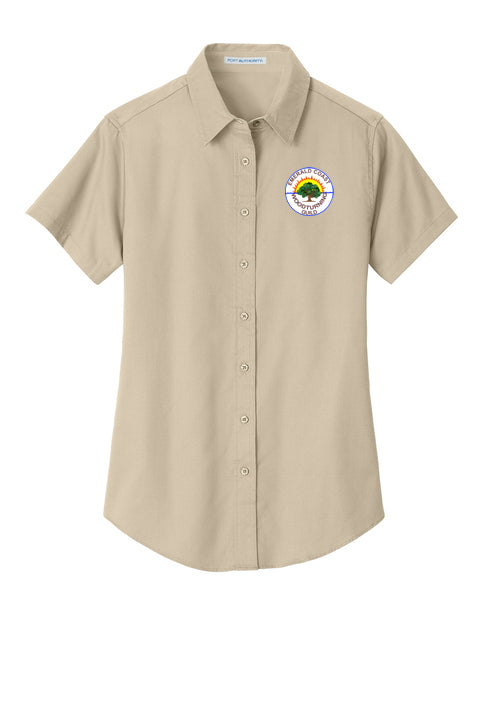 ECWG Embroidered Women's Port Authority® Short Sleeve Easy Care Shirt (L508)