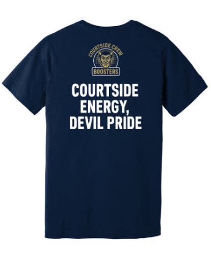 Bella Canvas V-neck Courtside Crew Shirt BC3005