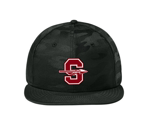 Camo Flat Bill Snapback (NE407)