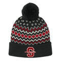 Slocomb Pom Cuffed Beanies