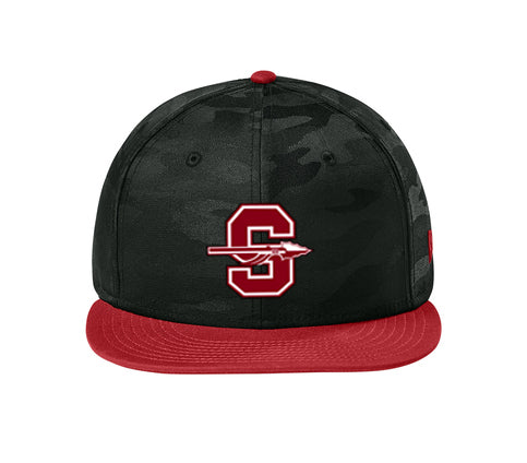 Camo Flat Bill Snapback (NE407)