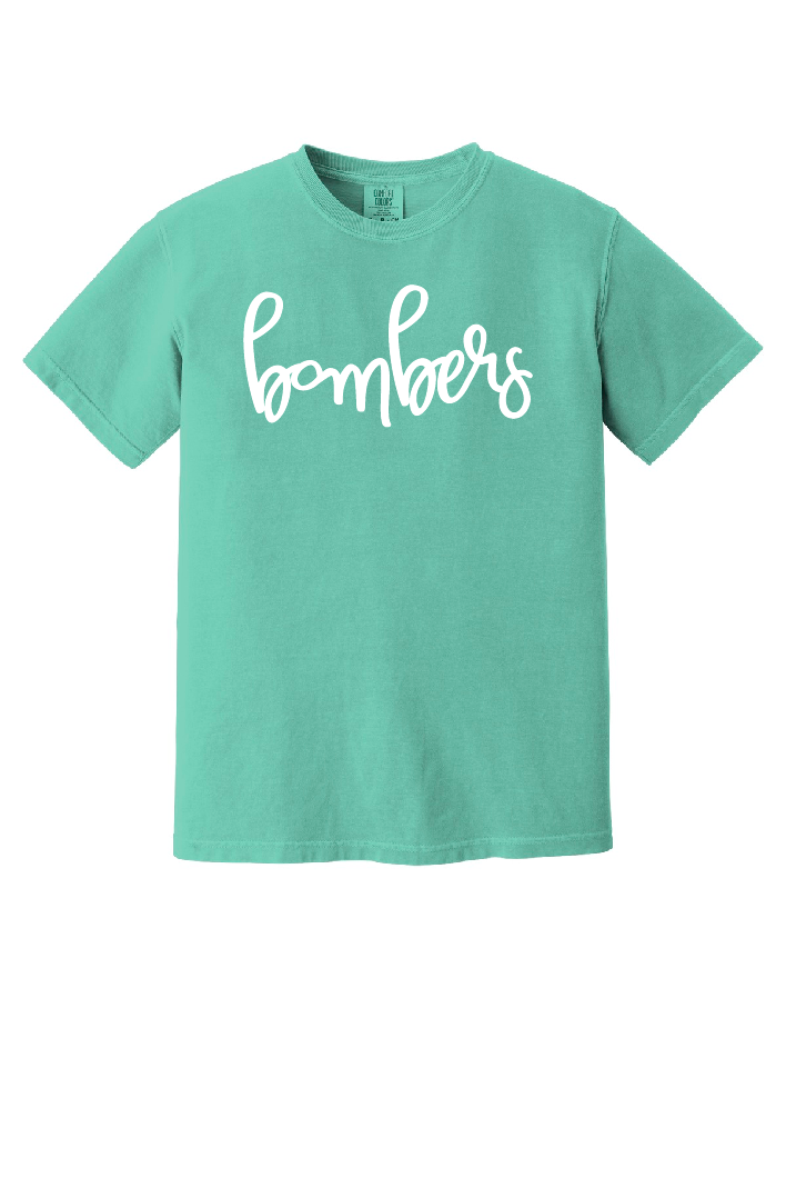 Comfort Color Short Sleeve Bombers Script 1717