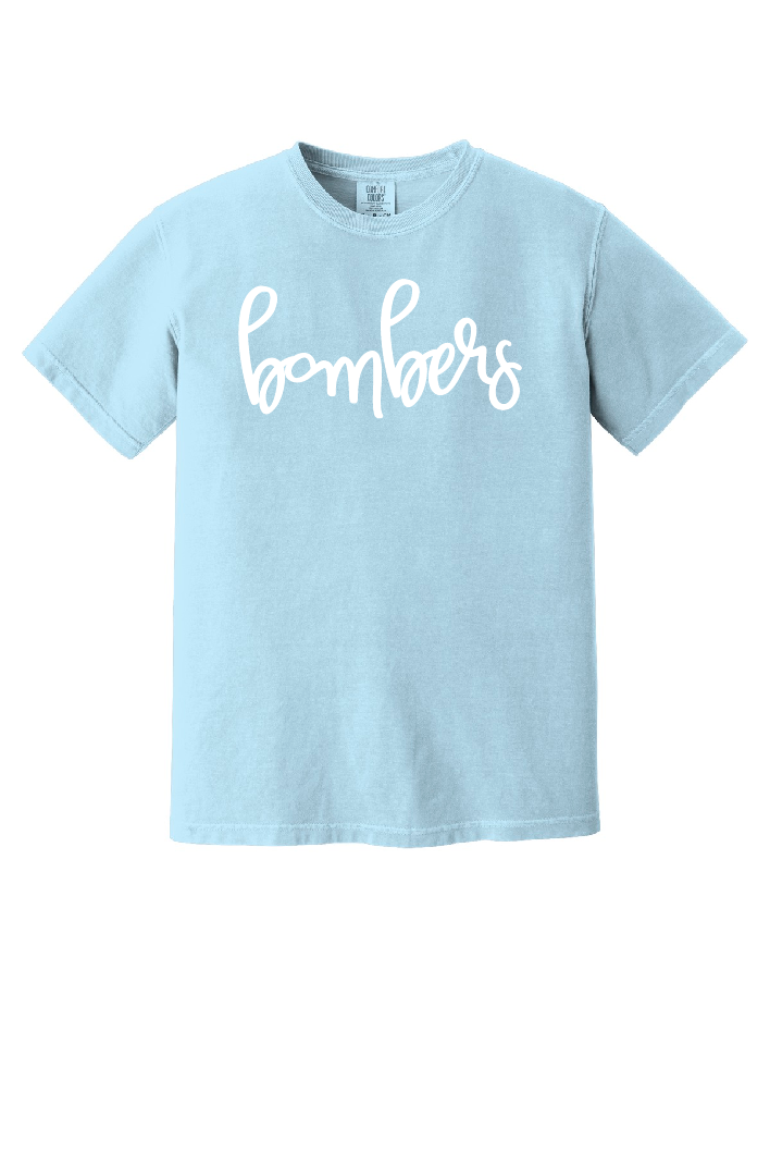 Comfort Color Short Sleeve Bombers Script 1717
