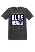 BK8 Blue Devils Crackled Design T-shirt