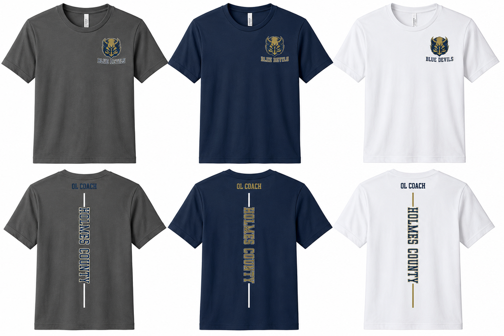 Coach T-shirts (Style-Bella Canvas 3001CVC)