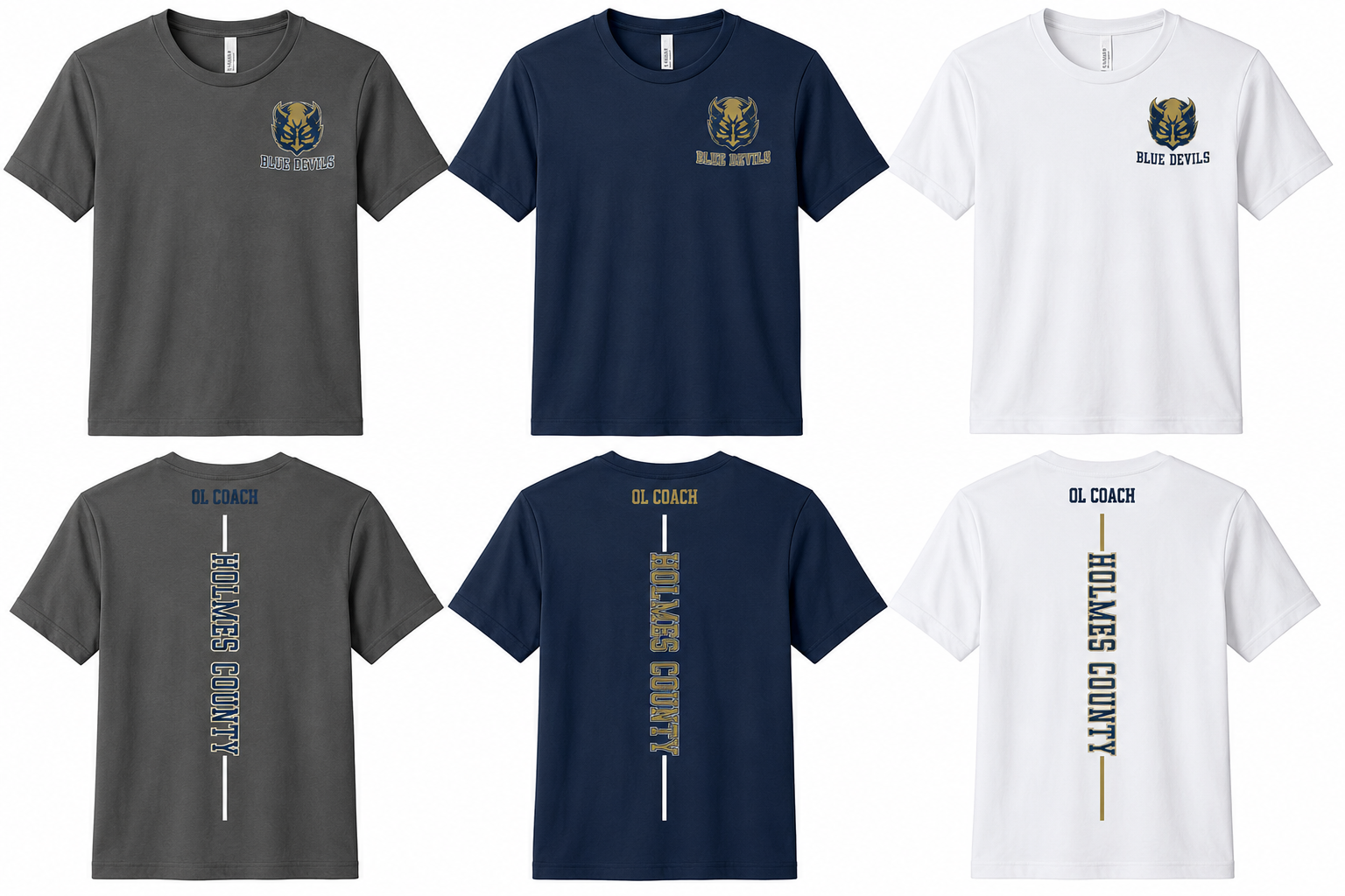 Coach T-shirts (Style-Bella Canvas 3001CVC)