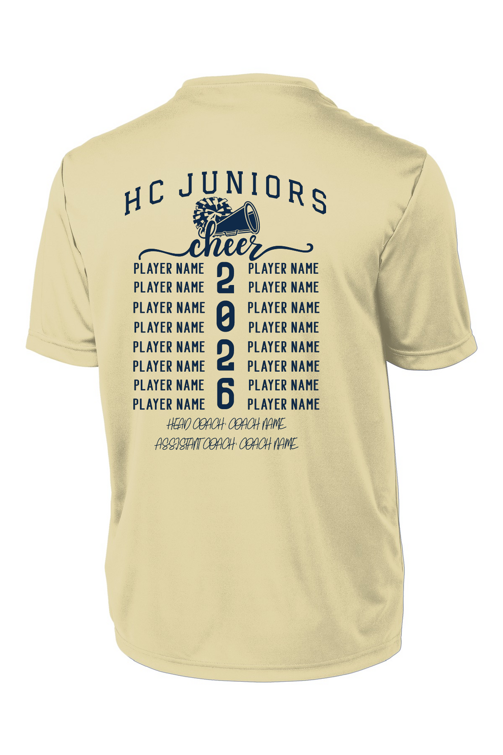Holmes County Cheer Junior Squad Roster T-Shirt