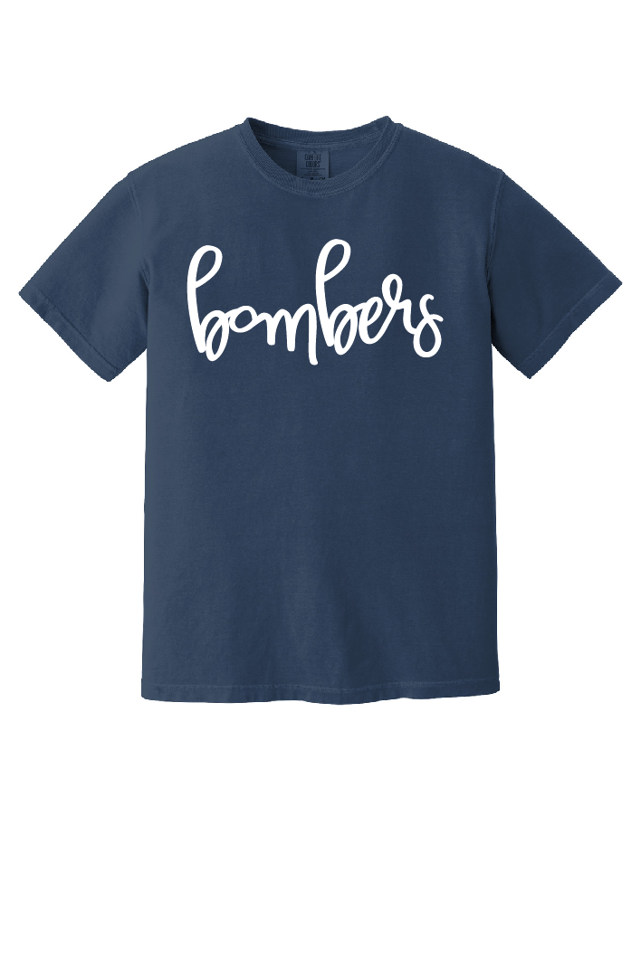 Comfort Color Short Sleeve Bombers Script 1717