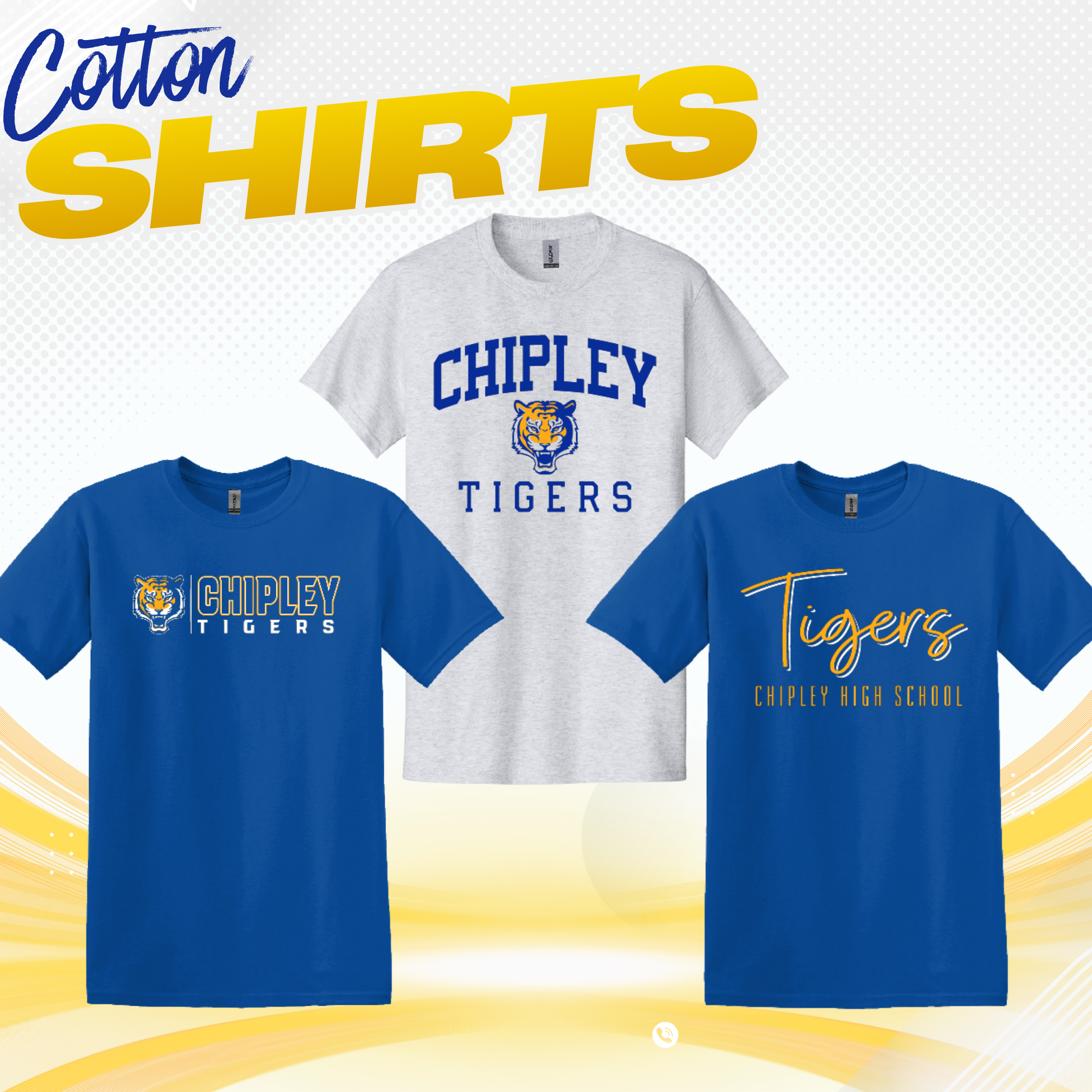 Chipley Tigers Cotton Spirit Shirt (5000)