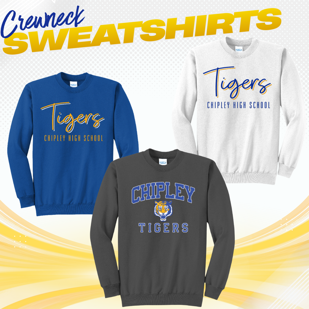 Chipley Tigers Crewneck Sweatshirt (PC78)