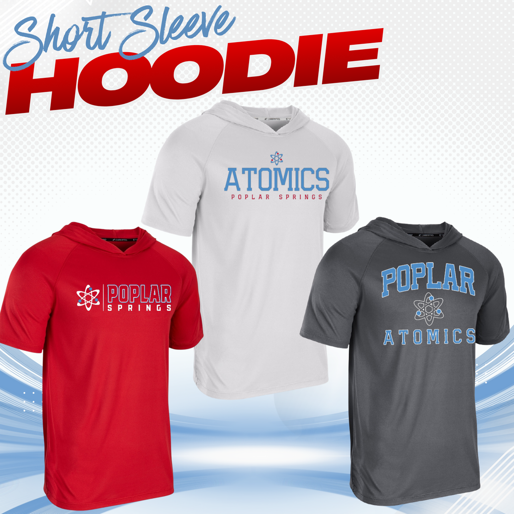Poplar Springs Short Sleeve Hoodies (Style-Champro T103)