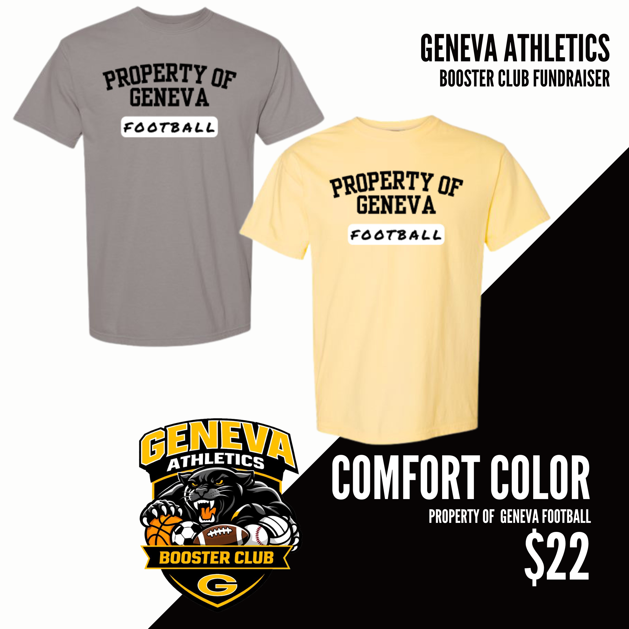 Property of Geneva Football Comfort Color (1717)