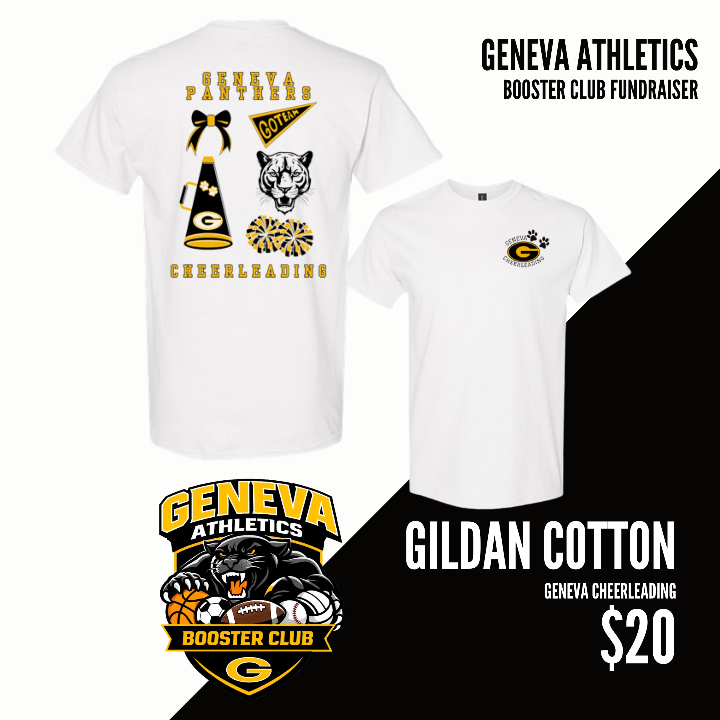 Geneva Cheerleading Spirit Shirt (5000)