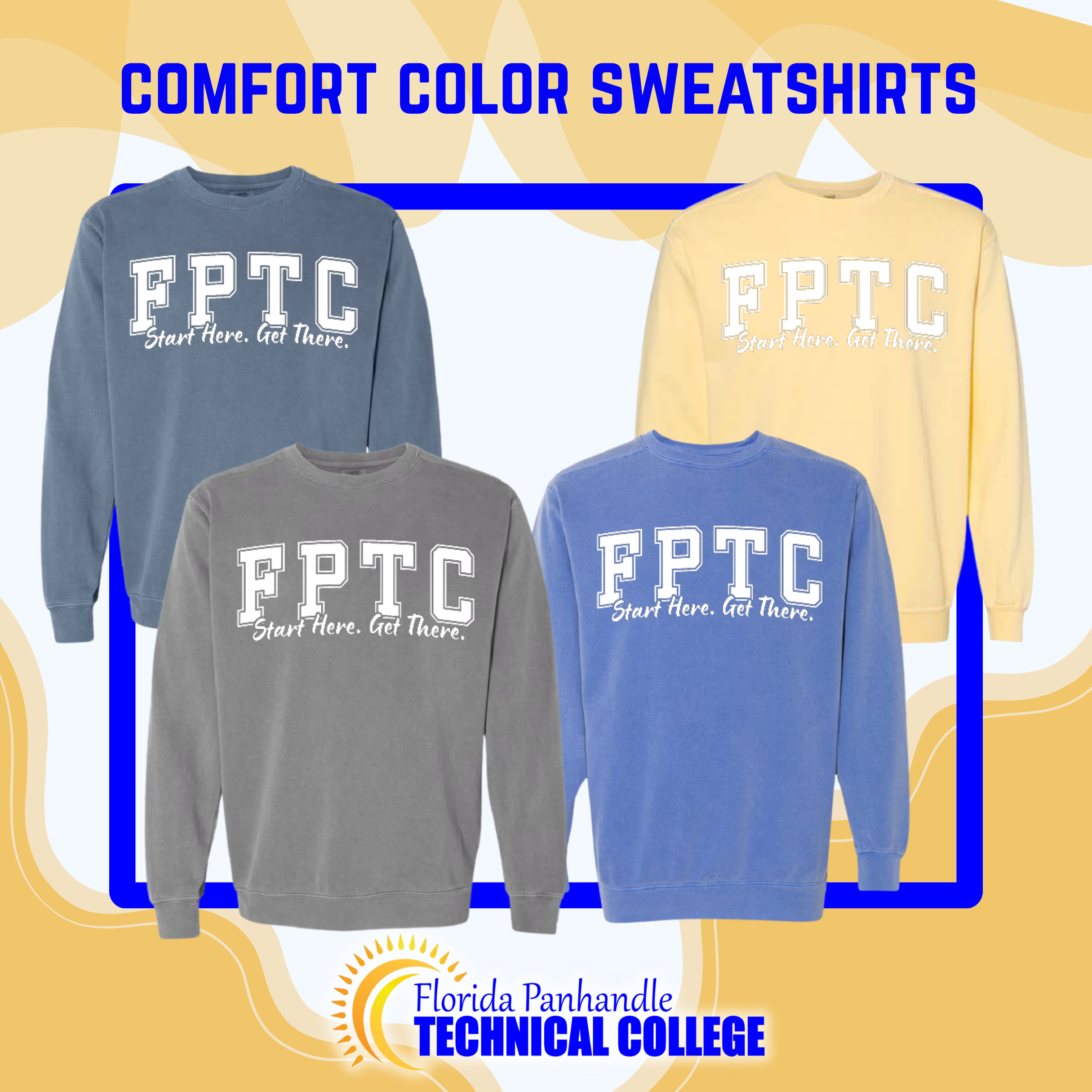 FPTC Comfort Color Sweatshirt (1566)