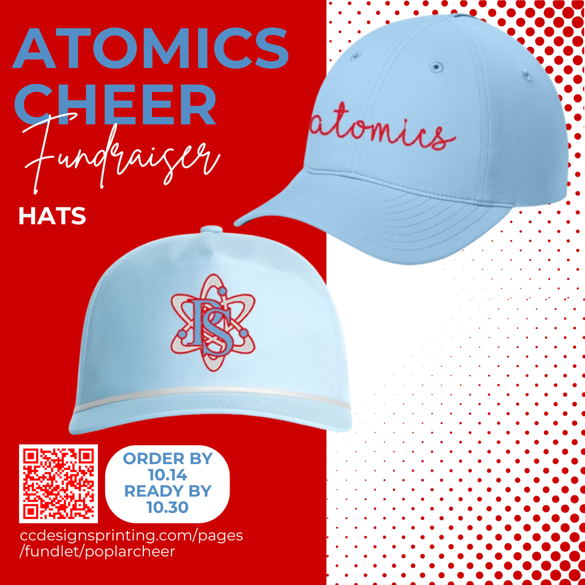 Poplar Springs Hats Cheer Fundraiser
