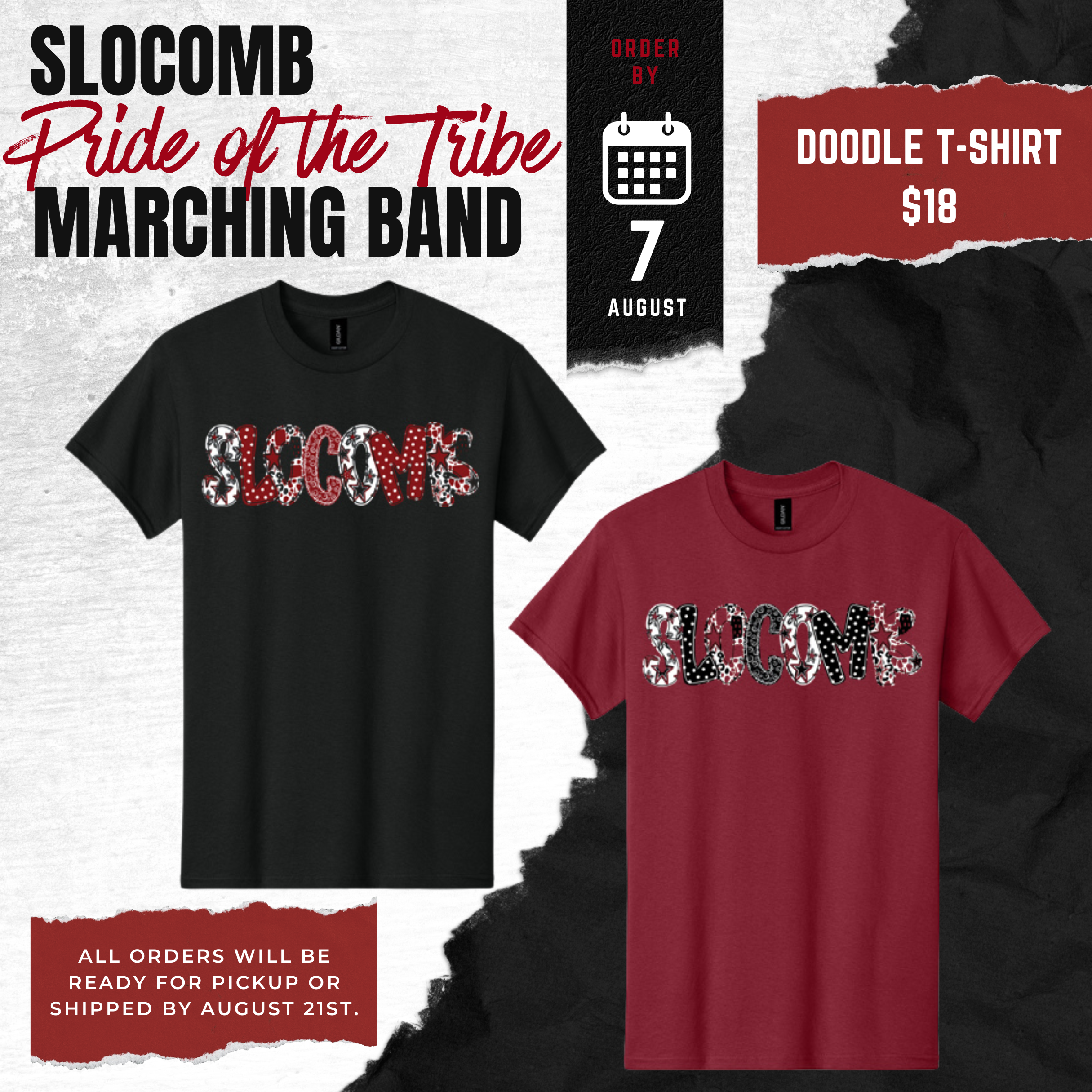 Slocomb Doodle Gildan T-Shirt (5000)
