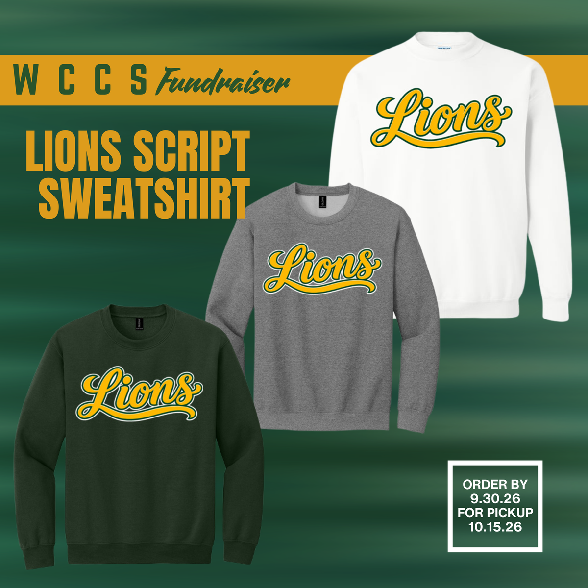 Lions Sweatshirts (18000)