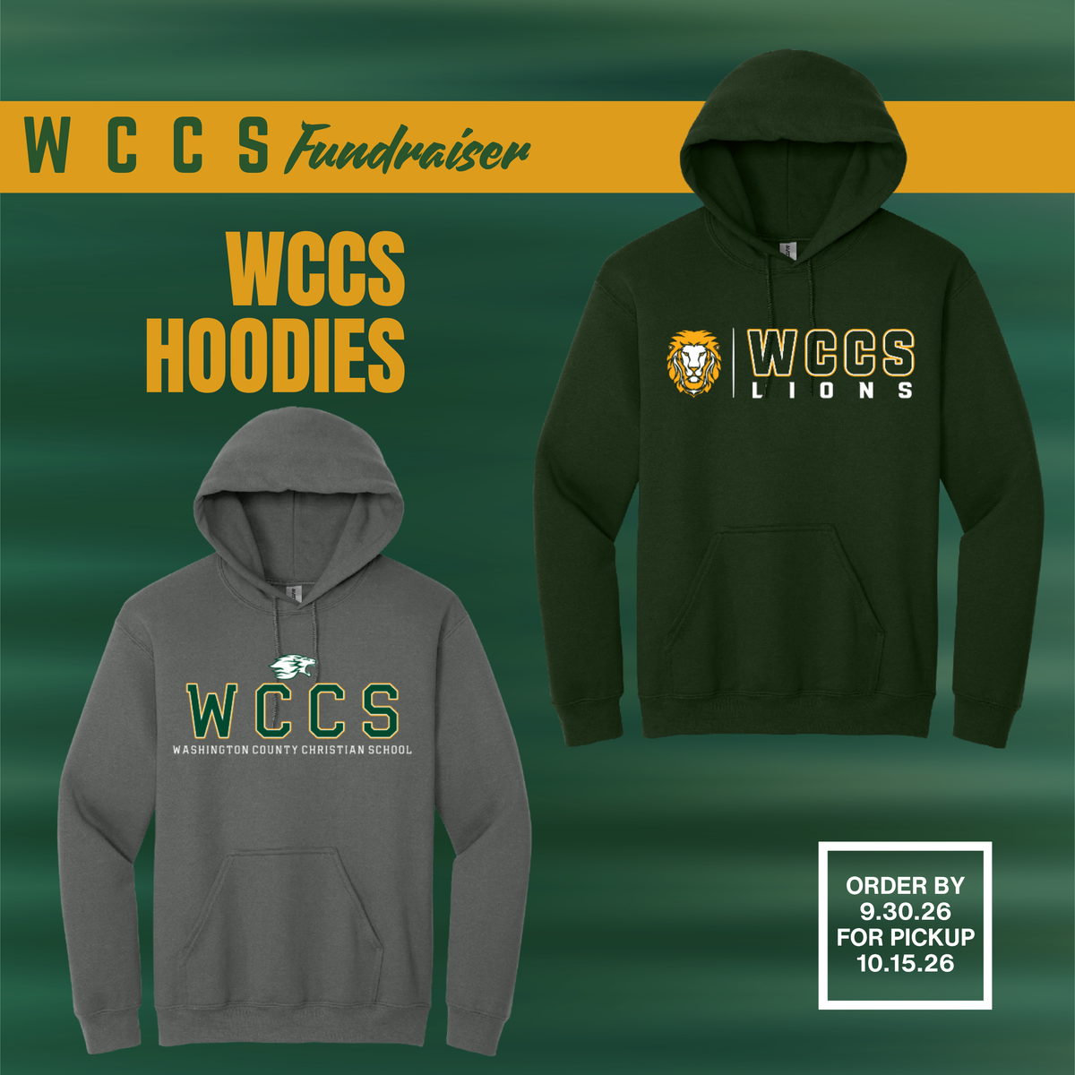 WCCS Gildan Hoodies (18500)