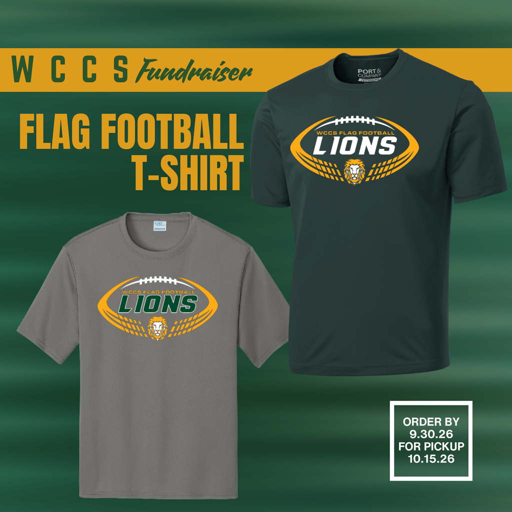 WCCS Flag Football Drifit Spirit Shirt (PC380)