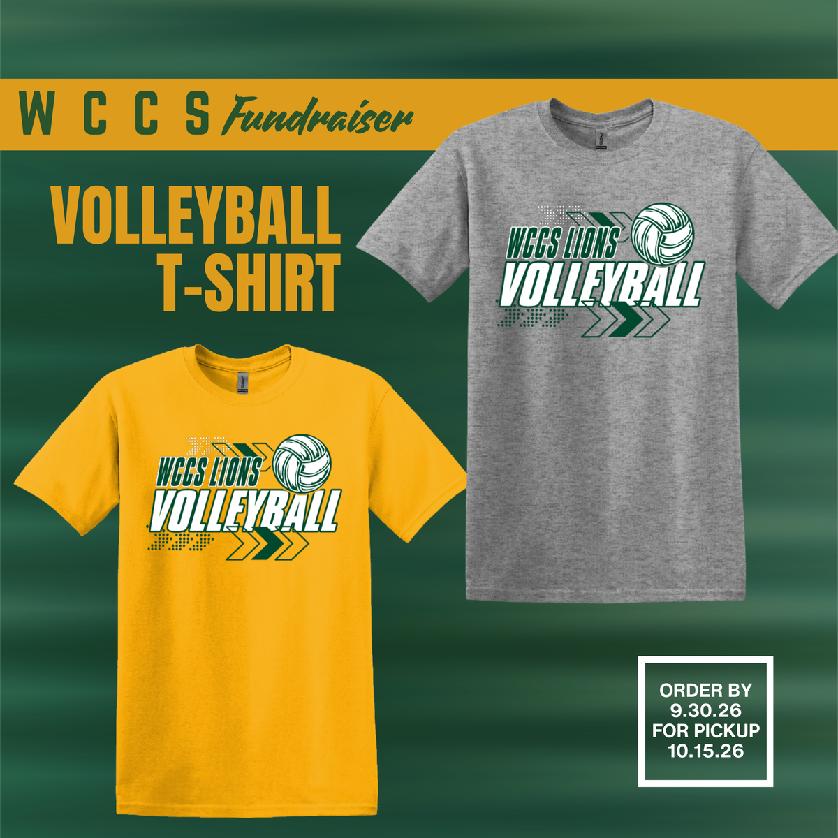 WCCS Volleyball Cotton Spirit Shirt (5000)