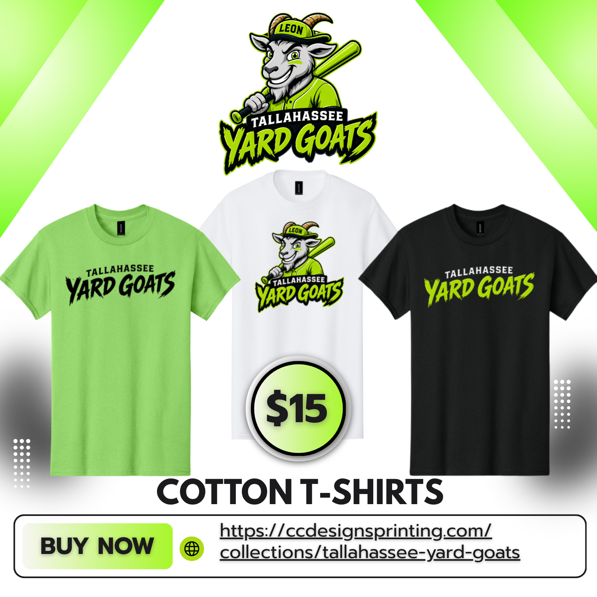 Tallahassee Yard Goats Gildan 5000