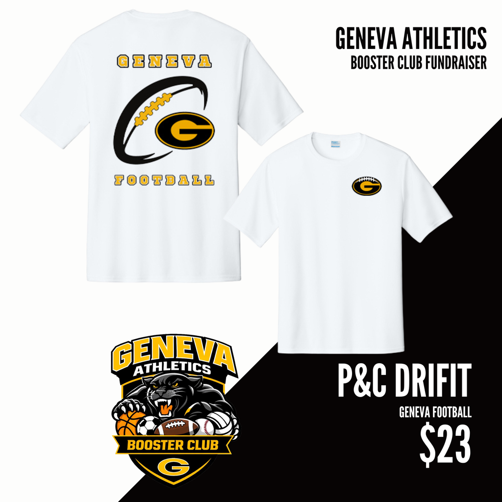 Geneva Football Drifit Spirit Shirt (PC380)