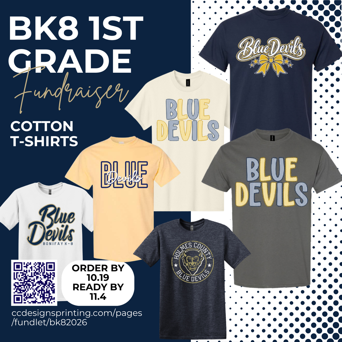 Blue Devils Cotton Spirit Shirt (5000)