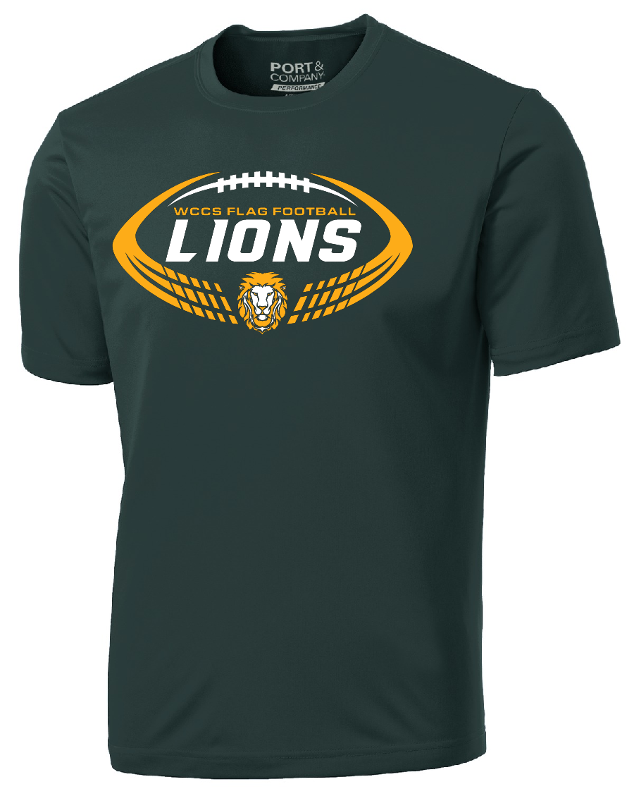 WCCS Flag Football Drifit Spirit Shirt (PC380)