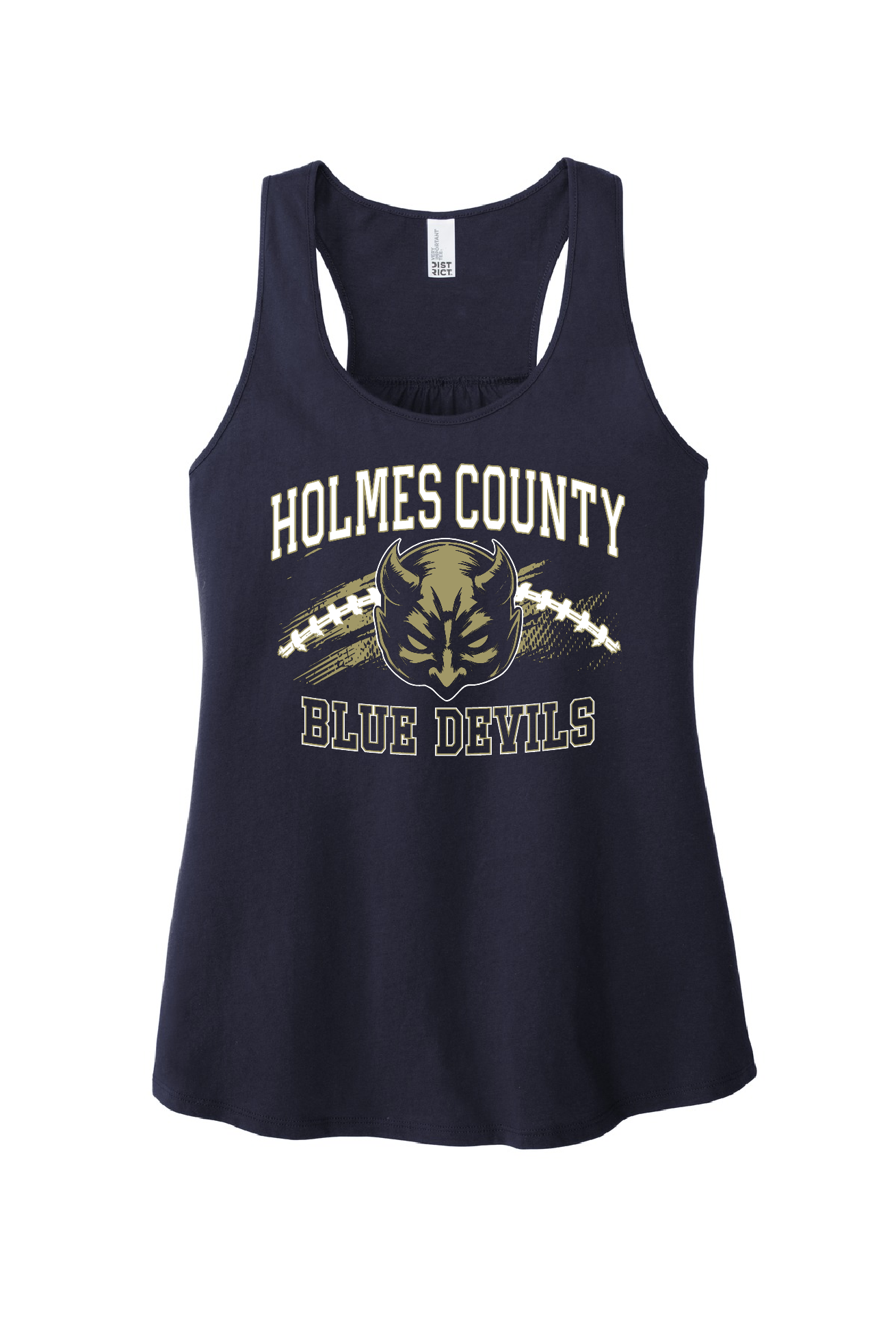 Holmes County Blue Devils Racerback Tank DT6302