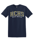 HCHS Block Distressed Design Gildan T-Shirt