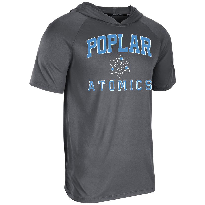 Poplar Springs Short Sleeve Hoodies (Style-Champro T103)