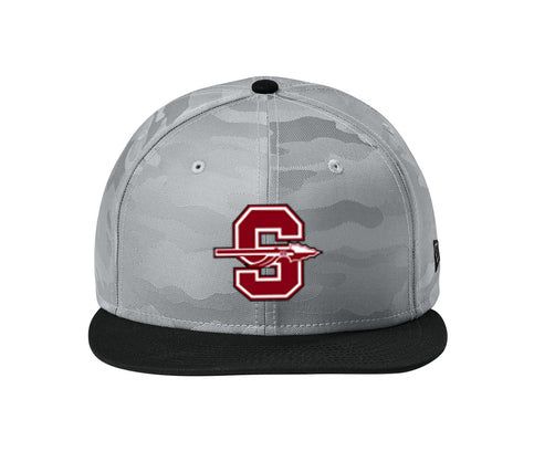 Camo Flat Bill Snapback (NE407)