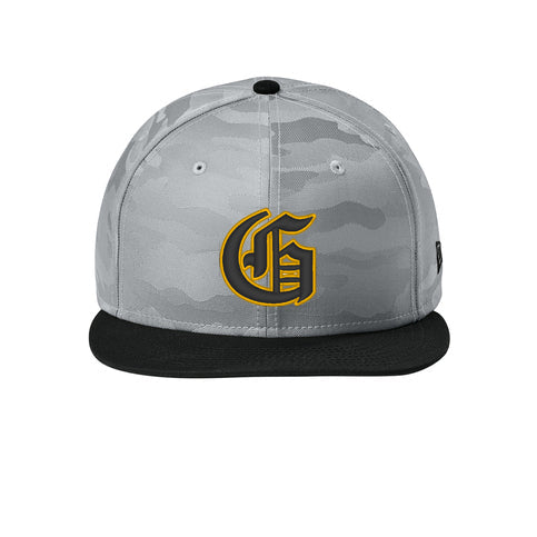 Camo Flat Bill Snapback (NE407)