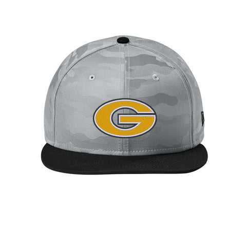 Camo Flat Bill Snapback (NE407)