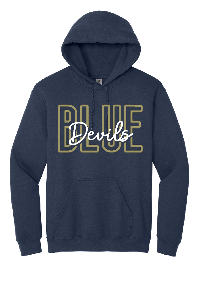 Blue Devils Gildan Hoodies (18500)