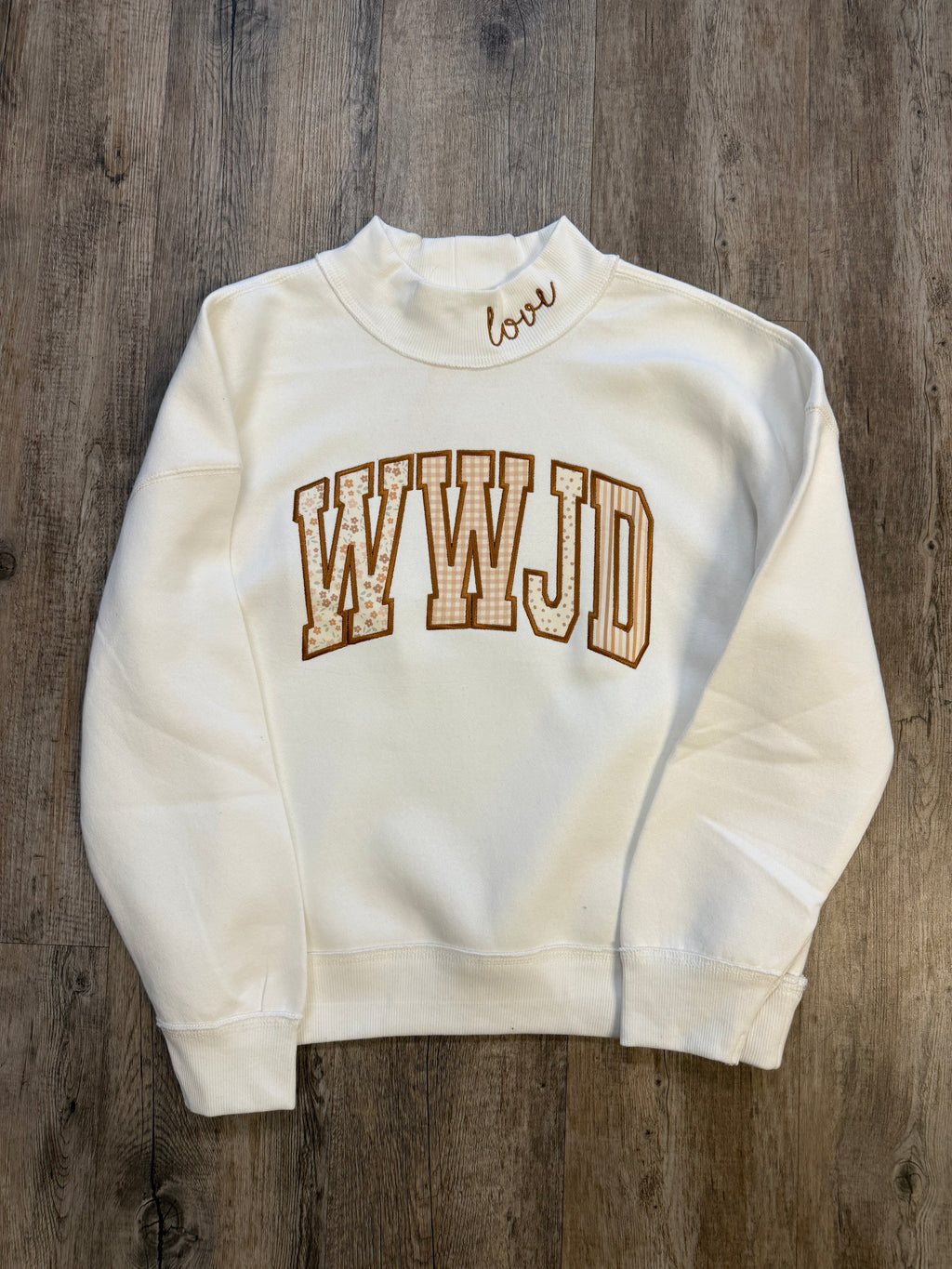 WWJD Mock Neck Sweatshirt