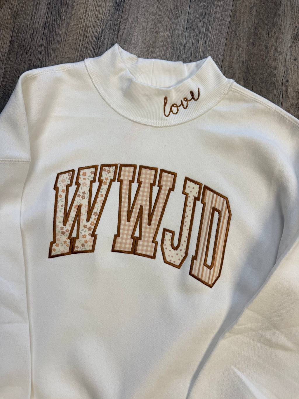WWJD Mock Neck Sweatshirt