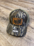 "Dad" Leather Patch OSFA Richardson Mossy Oak Bottomland/Loden