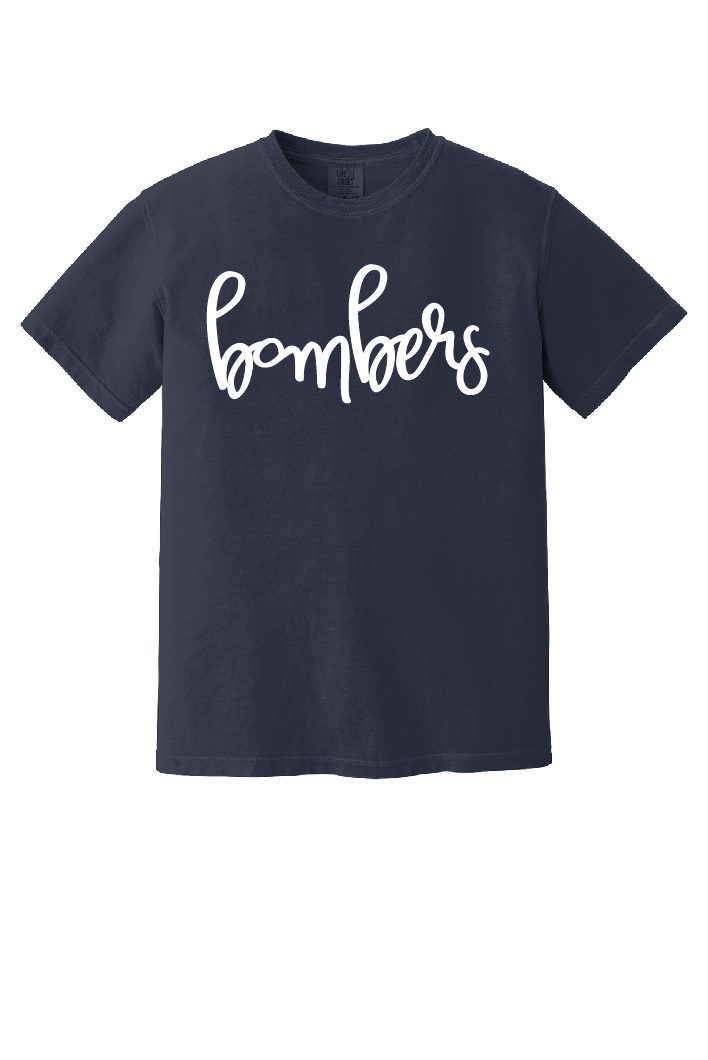 Comfort Color Short Sleeve Bombers Script 1717