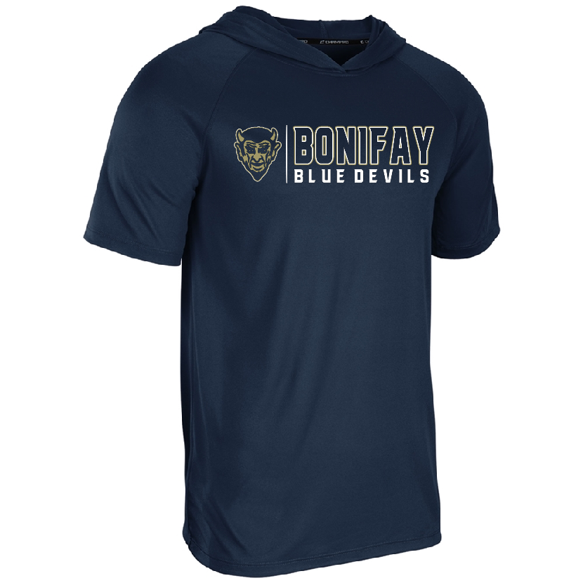 Blue Devils Short Sleeve Hoodies (Style-Champro T103)
