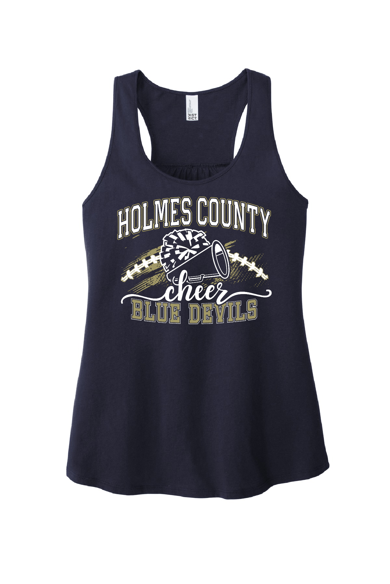 Holmes County Cheer Racerback Tank DT6302