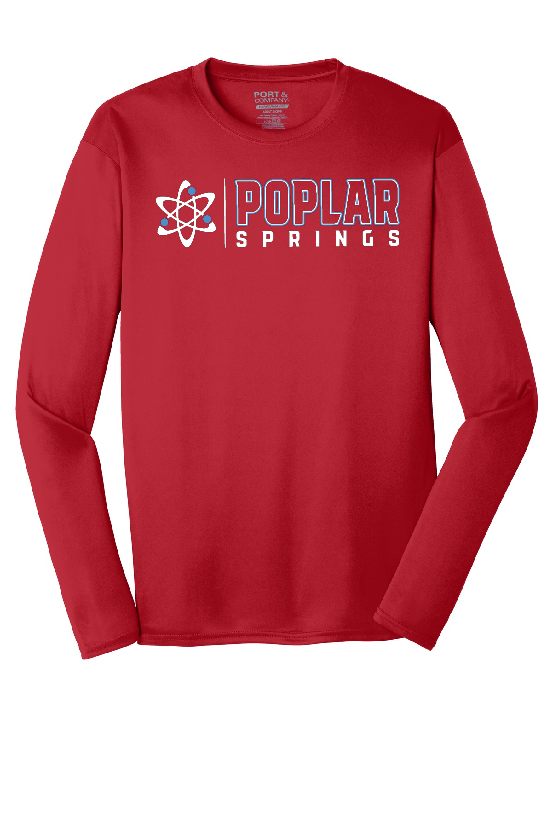 Poplar Springs Long Sleeve Drifit Spirit Shirt (PC380LS)