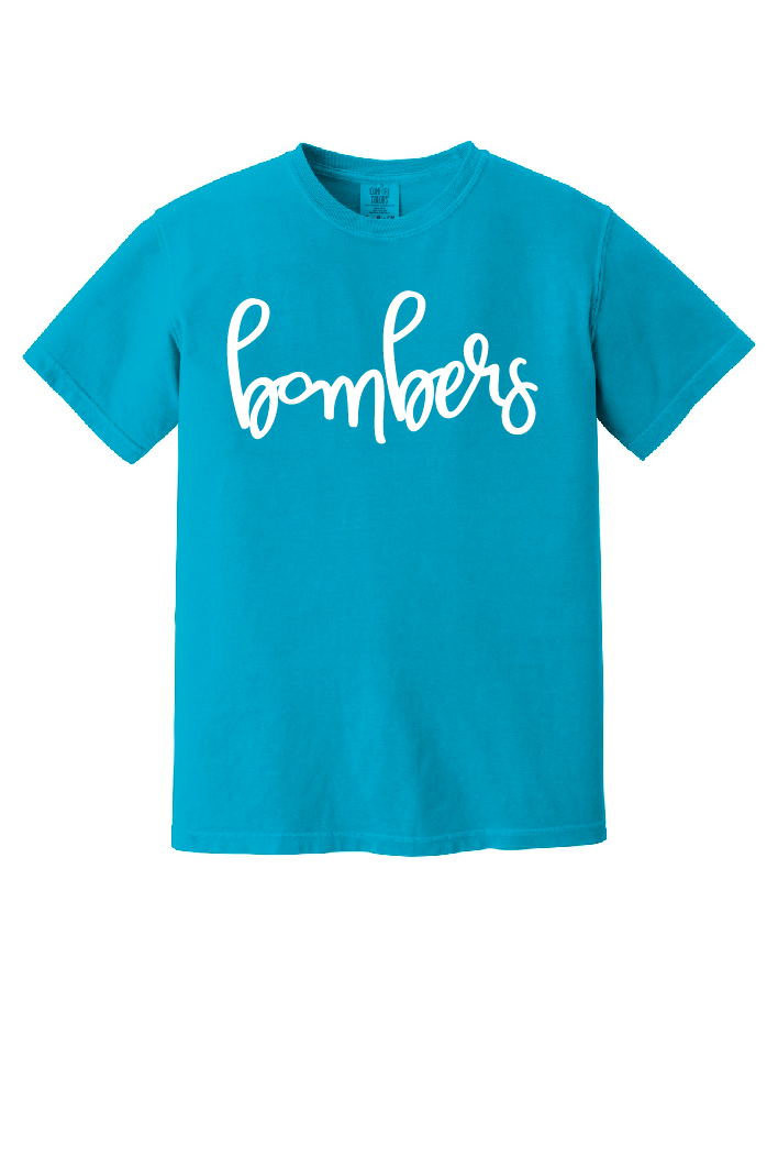 Comfort Color Short Sleeve Bombers Script 1717