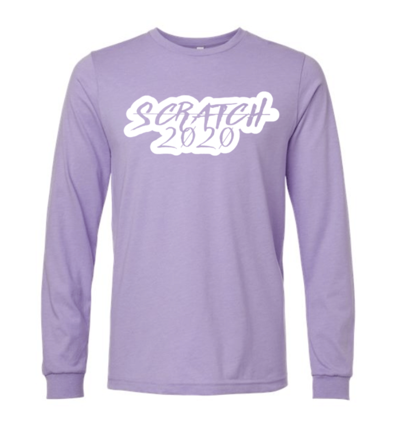 Scratch 2020 Outline  Long Sleeve Tee 3501CVC